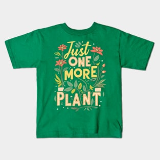 Just One More Plan Kids T-Shirt